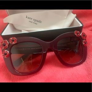 Kate Spade Drystle 49mm cat eye floral sunglasses